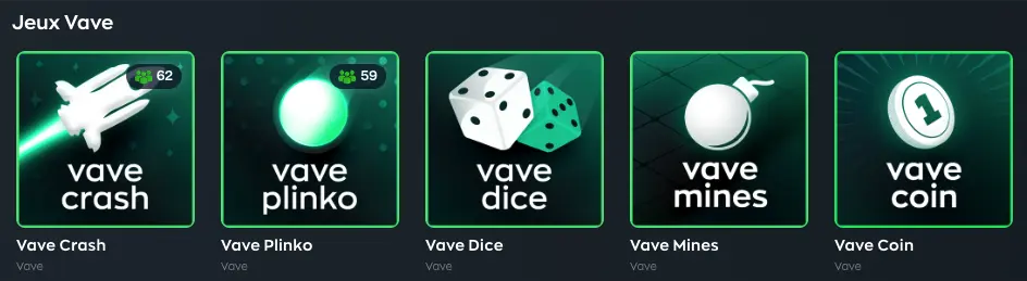 jeux vave