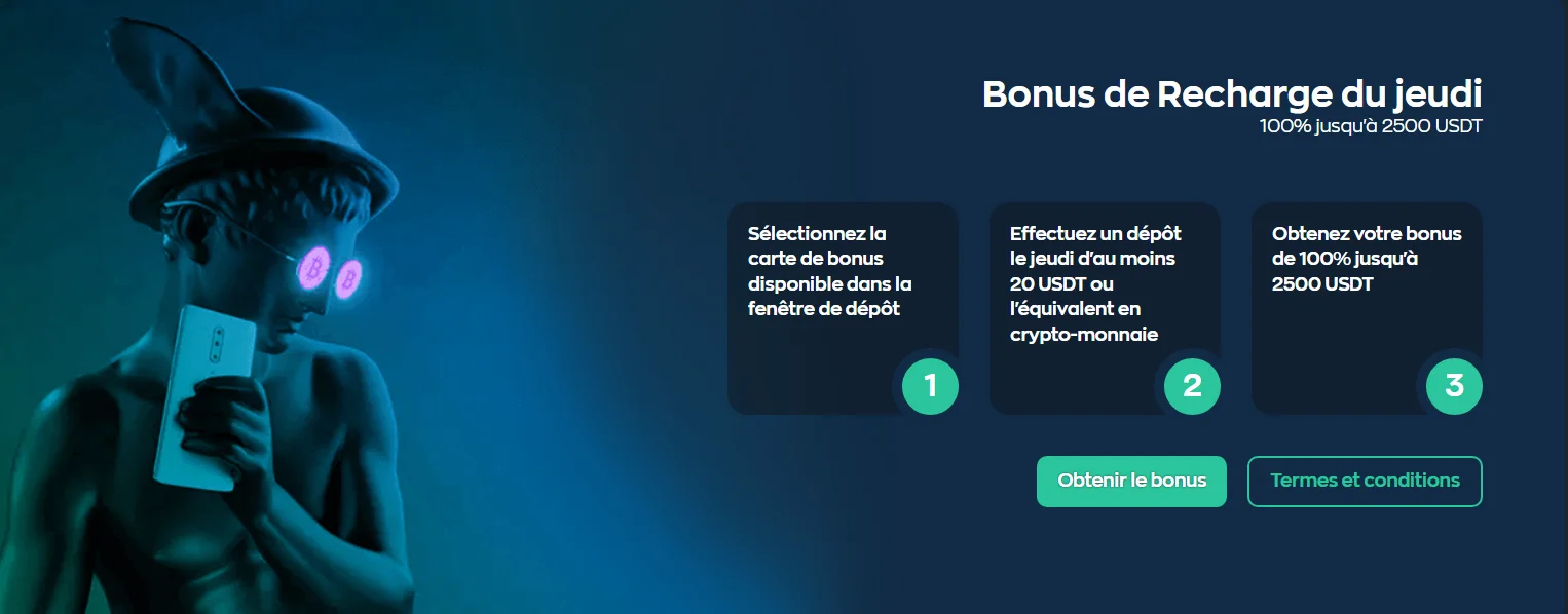 Programme de bonus du casino Vave